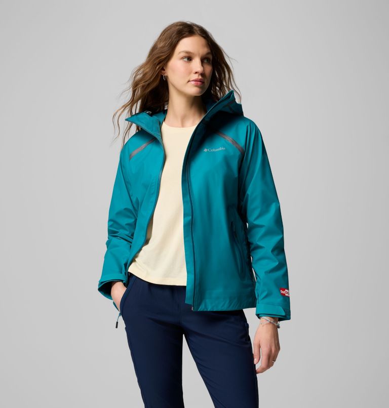 Women's Reign No Shine Jacket, Color: River Blue, image 5