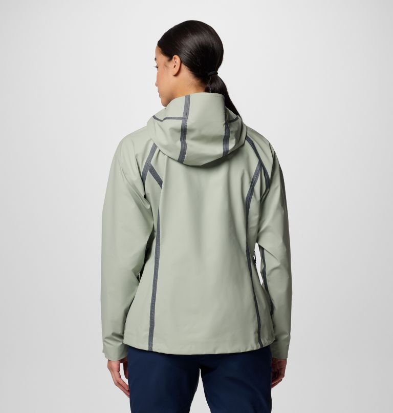 Women's Reign No Shine Waterproof Jacket, Color: Safari, image 2