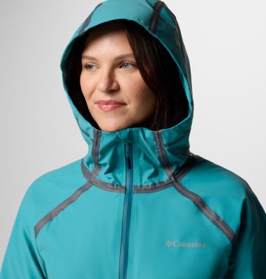 Reign No Shine wasserdichte Jacke für Frauen, Color: River Blue, image 4