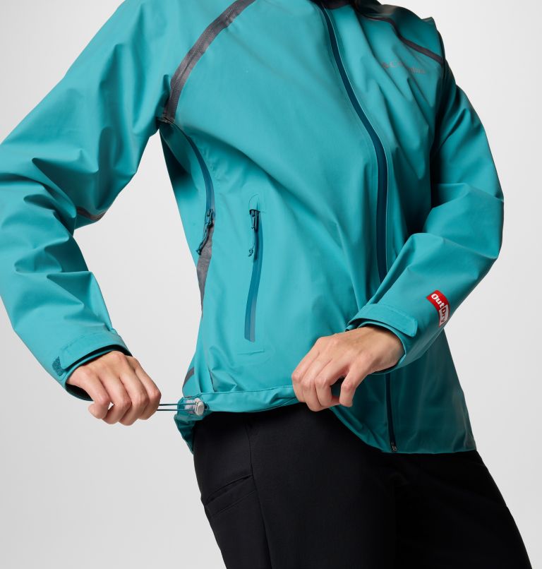 Chaqueta impermeable Reign No Shine para mujer, Color: River Blue, image 5
