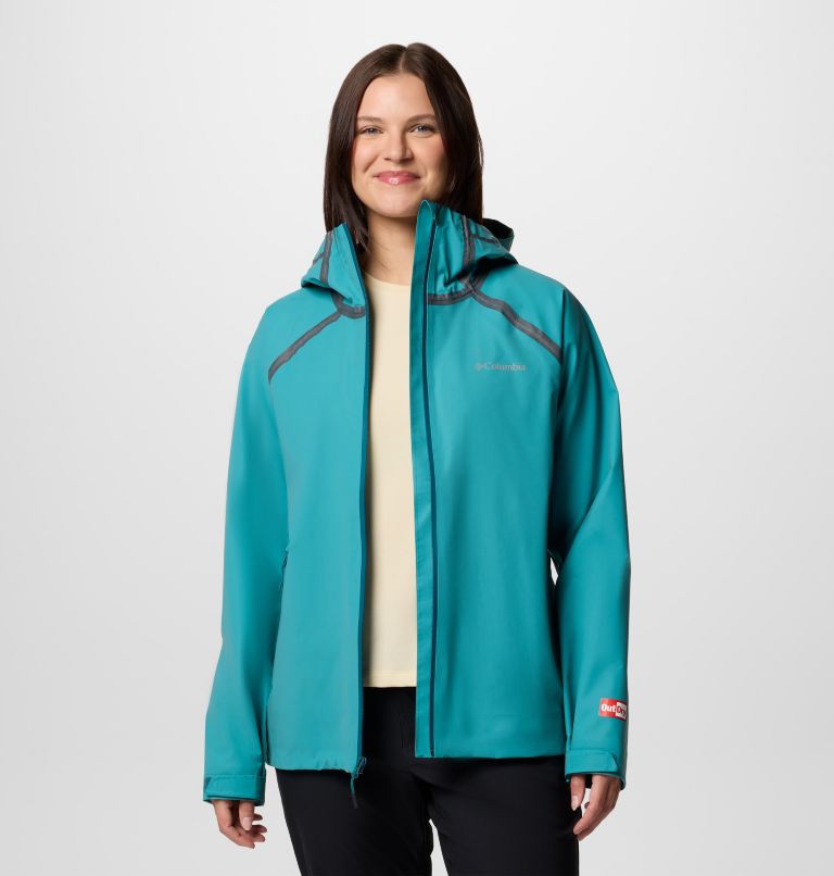 Chaqueta impermeable Reign No Shine para mujer, Color: River Blue, image 8