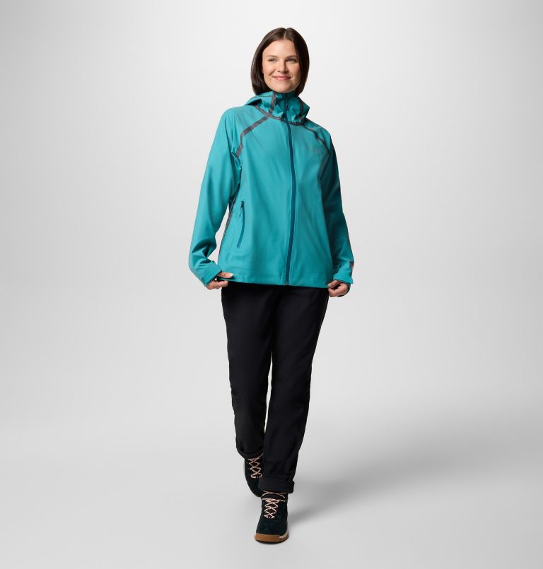 Chaqueta impermeable Reign No Shine para mujer, Color: River Blue, image 9
