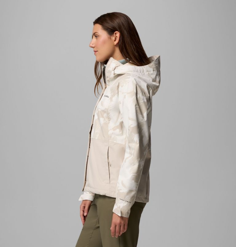 Women's Hikebound Printed Jacket, Color: Dark Stone Snowflight, Dark Stone, image 4