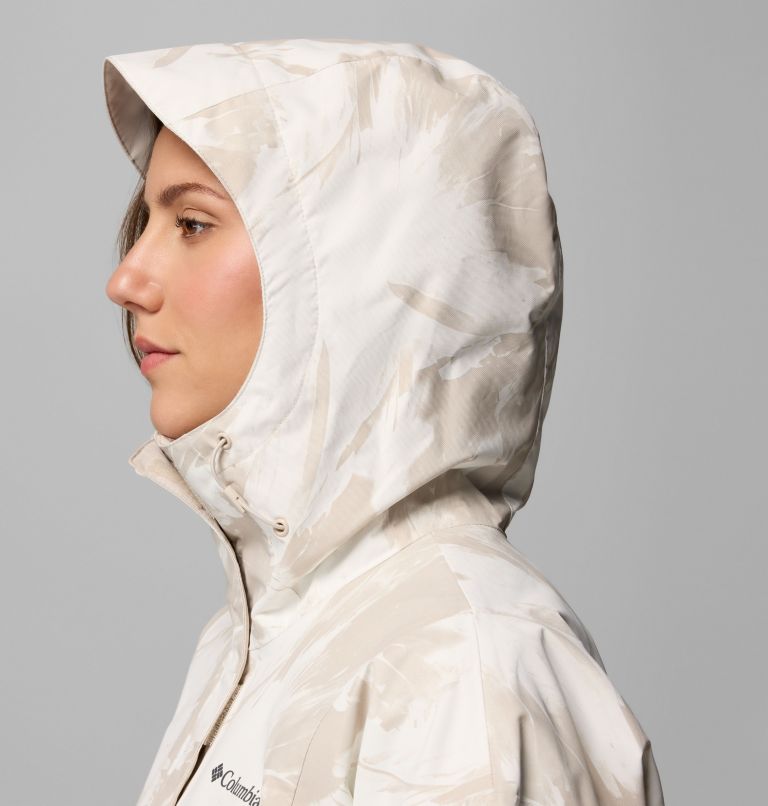Women's Hikebound Printed Jacket, Color: Dark Stone Snowflight, Dark Stone, image 8