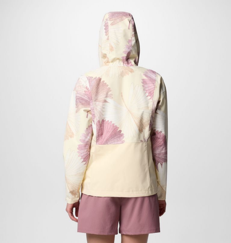 Women's Hikebound Printed Jacket, Color: Lemon Wash Rays, Lemon Wash, image 2