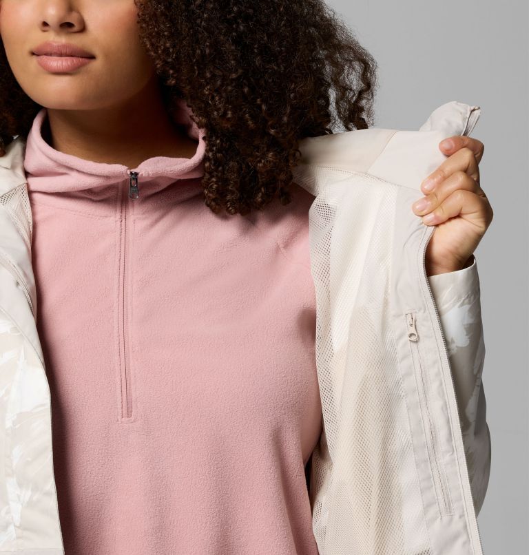 Women's Hikebound Printed Jacket - Plus Size, Color: Dark Stone Snowflight, Dark Stone, image 6