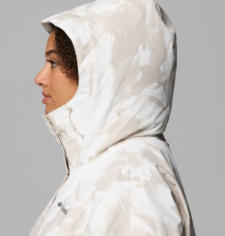 Women's Hikebound Printed Jacket - Plus Size, Color: Dark Stone Snowflight, Dark Stone, image 8