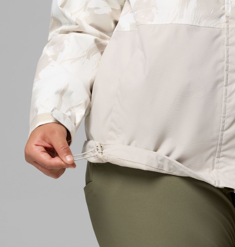 Women's Hikebound Printed Jacket - Plus Size, Color: Dark Stone Snowflight, Dark Stone, image 9