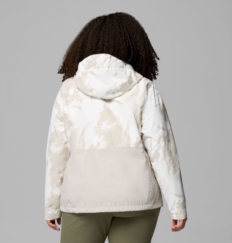 Women's Hikebound Printed Jacket - Plus Size, Color: Dark Stone Snowflight, Dark Stone, image 3
