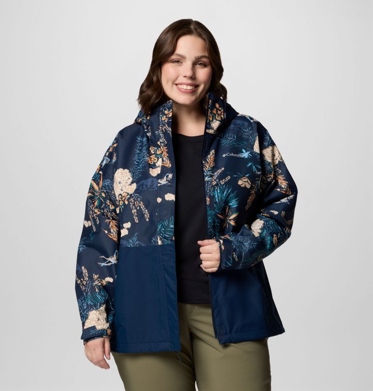 Women's Hikebound Printed Jacket - Plus Size | Columbia Women's Hikebound Printed Jacket - Plus Size | Columbia