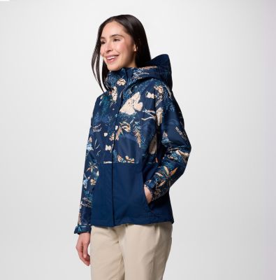 Hikebound wasserdichte Jacke mit Print für Frauen, Color: Collegiate Navy Outbacked, Coll Navy, image 7