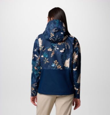 Hikebound wasserdichte Jacke mit Print für Frauen, Color: Collegiate Navy Outbacked, Coll Navy, image 6