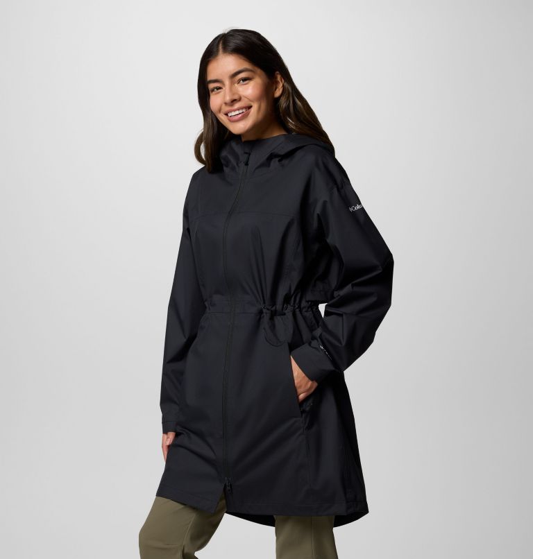 Women's Weekend Adventure II Long Shell, Color: Black, image 3