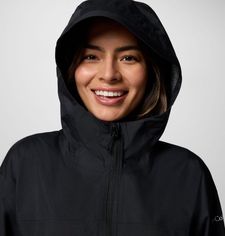 Women's Weekend Adventure II Long Shell, Color: Black, image 4
