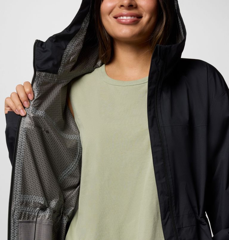 Women's Weekend Adventure II Long Shell, Color: Black, image 5