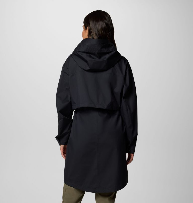 Women's Weekend Adventure II Long Shell, Color: Black, image 2