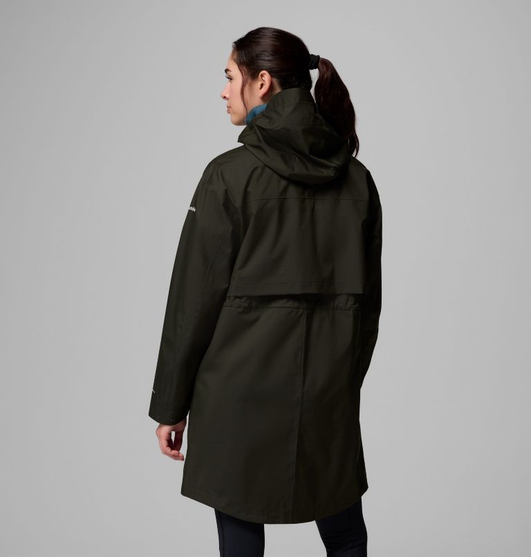 Women's Weekend Adventure II Long Shell, Color: Greenscape, image 3