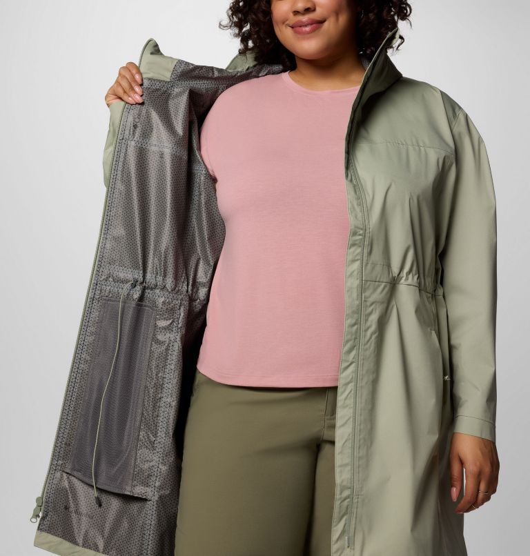 Women's Weekend Adventure II Long Shell - Plus Size, Color: Safari, image 6