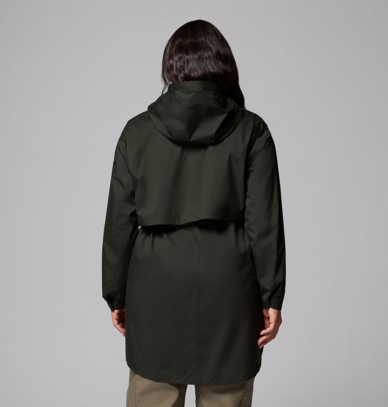 Women's Weekend Adventure II Long Shell - Plus Size, Color: Greenscape, image 3