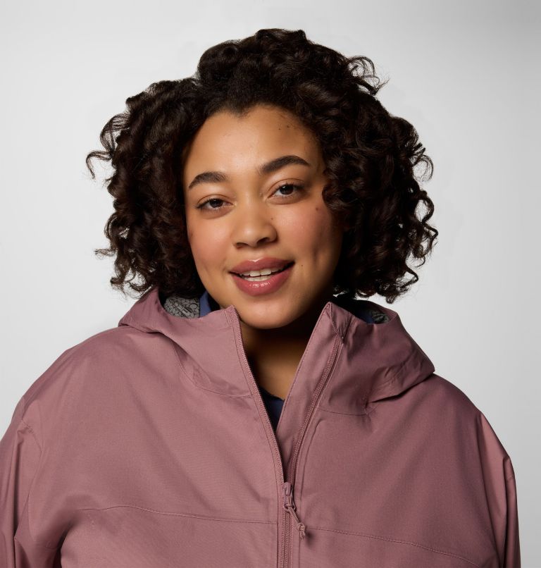 Women's Weekend Adventure II Long Shell - Plus Size, Color: Fig, image 4