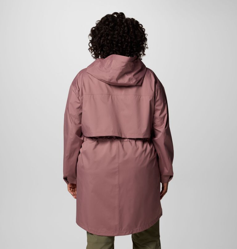 Women's Weekend Adventure II Long Shell - Plus Size, Color: Fig, image 2