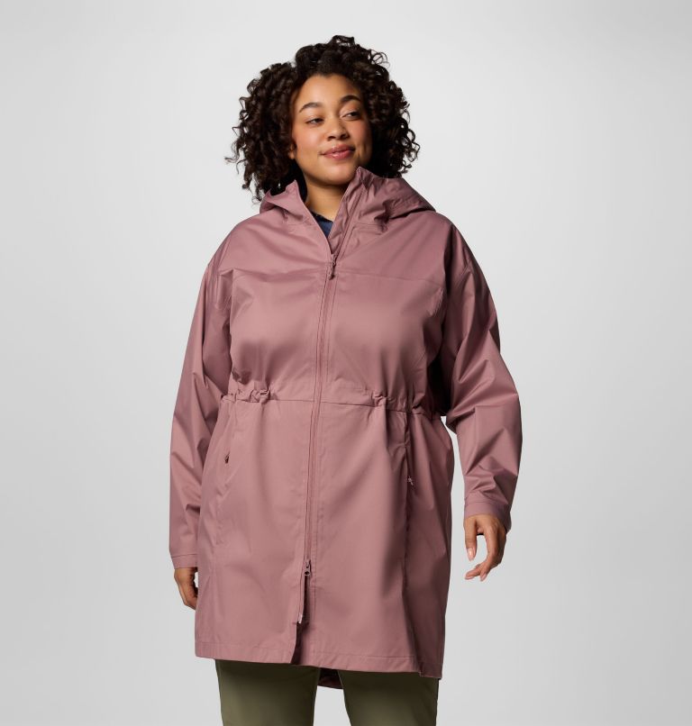 Women's Weekend Adventure II Long Shell - Plus Size, Color: Fig, image 1