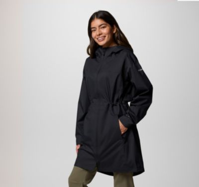 Weekend Adventure II lange wasserdichte Jacke für Frauen, Color: Black, image 11