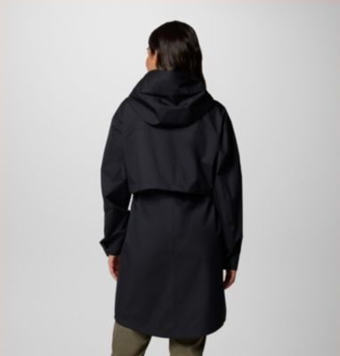 Weekend Adventure II lange wasserdichte Jacke für Frauen, Color: Black, image 10