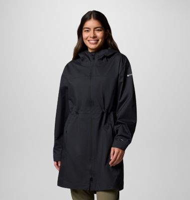 Weekend Adventure II lange wasserdichte Jacke für Frauen, Color: Black, image 9
