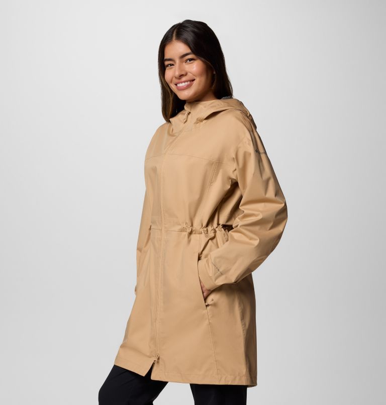 Women's Weekend Adventure II Long Waterproof Jacket, Color: Canoe, image 3
