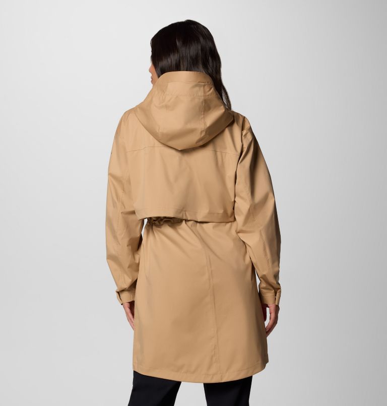 Women's Weekend Adventure II Long Waterproof Jacket, Color: Canoe, image 2