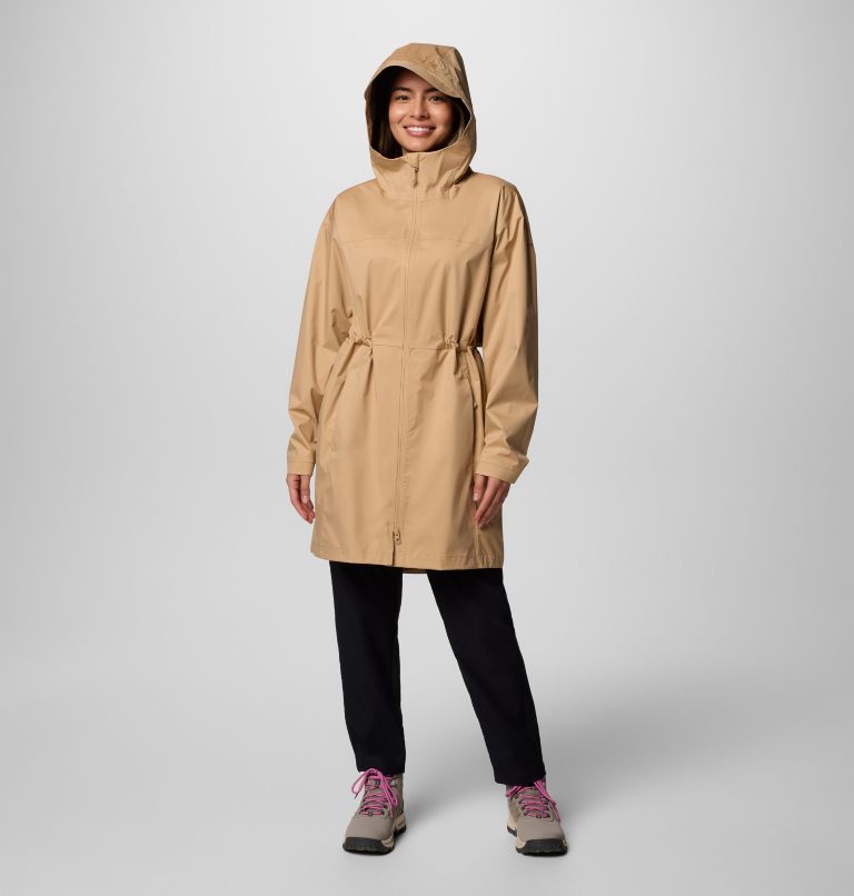 Women's Weekend Adventure II Long Waterproof Jacket, Color: Canoe, image 7