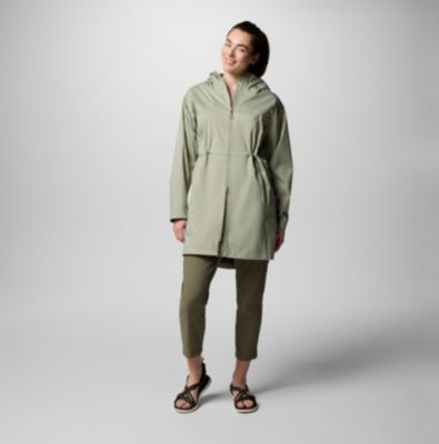 Weekend Adventure II lange wasserdichte Jacke für Frauen, Color: Safari, image 15