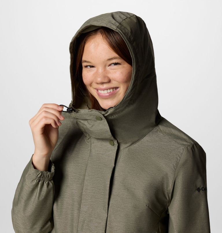 Women's Lillian Ridge II Short Jacket, Color: Stone Green, image 4
