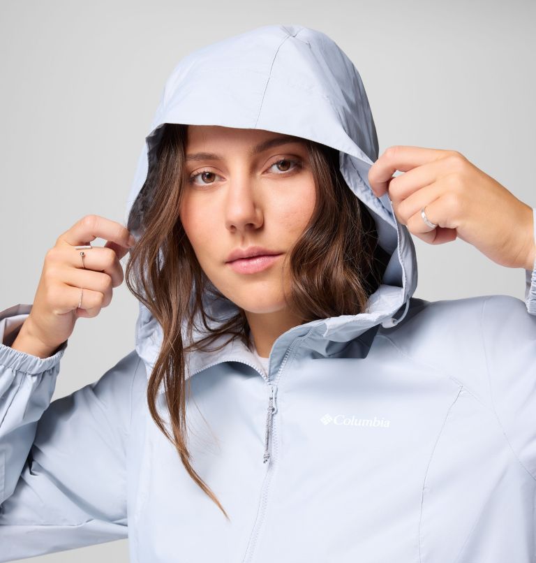 Women's Scattered Showers Jacket, Color: Cirrus Grey, image 4