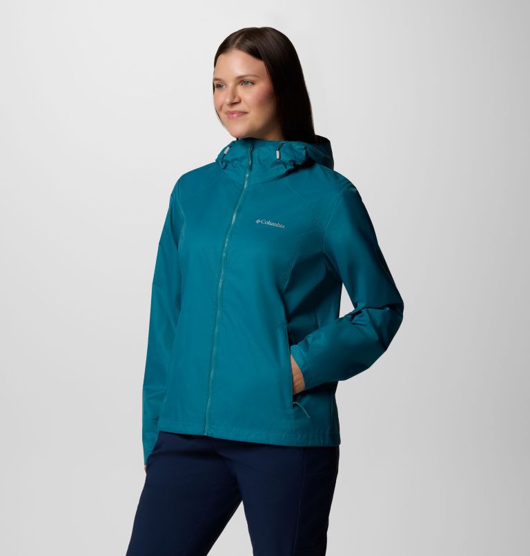 Women's Scattered Showers Jacket, Color: River Blue, image 3