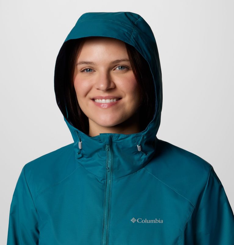 Women's Scattered Showers Jacket, Color: River Blue, image 4