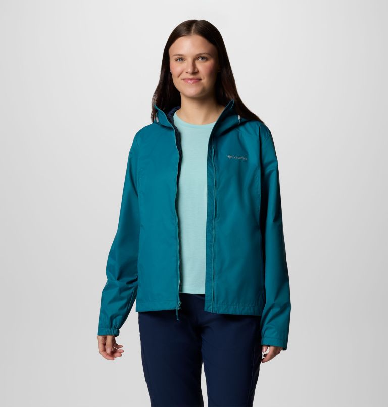 Women's Scattered Showers Jacket, Color: River Blue, image 6