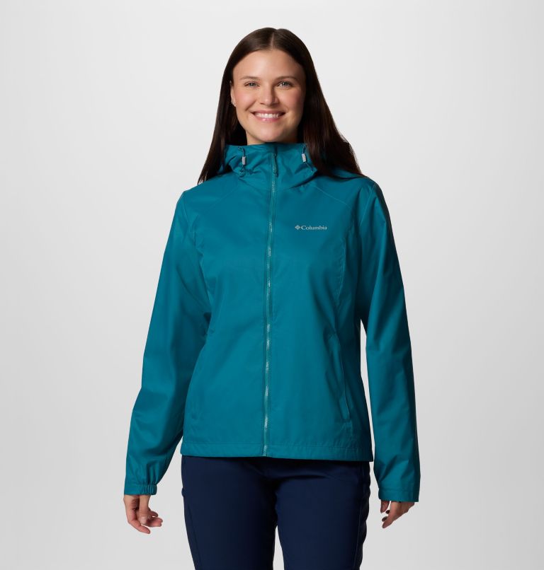 Women's Scattered Showers Jacket, Color: River Blue, image 1