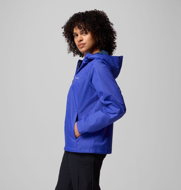 Women's Scattered Showers Jacket, Color: Clematis Blue, image 3