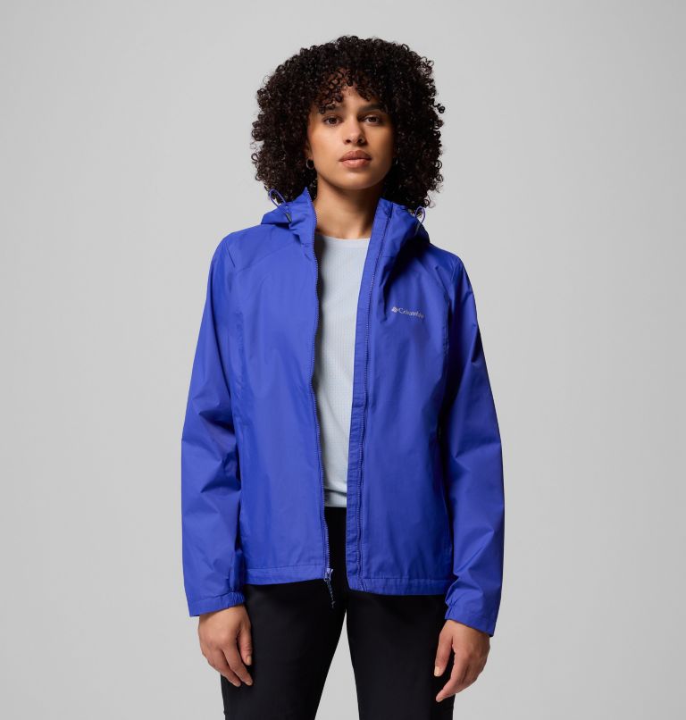 Women's Scattered Showers Jacket, Color: Clematis Blue, image 5