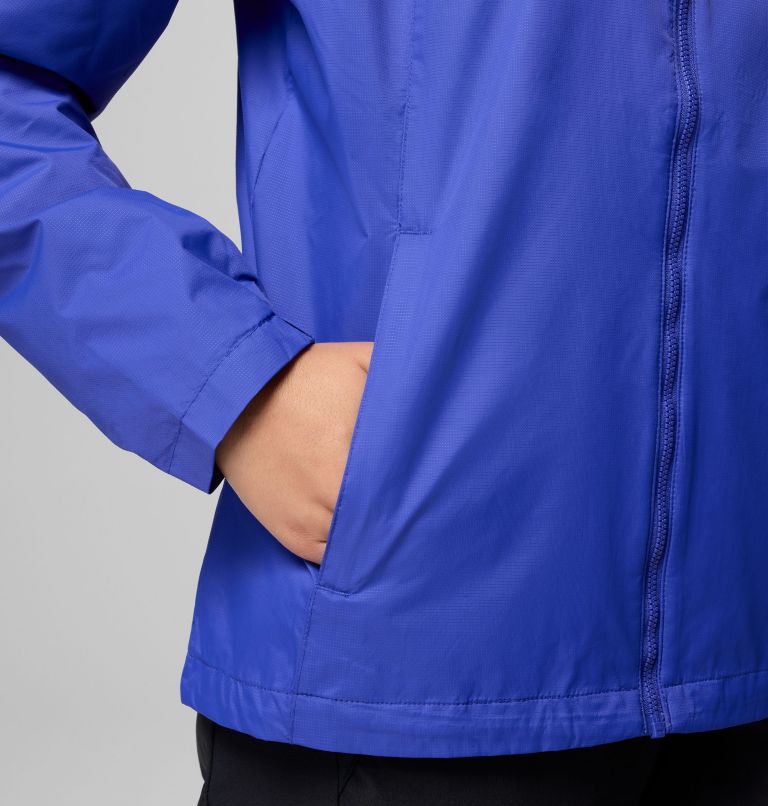 Women's Scattered Showers Jacket, Color: Clematis Blue, image 6