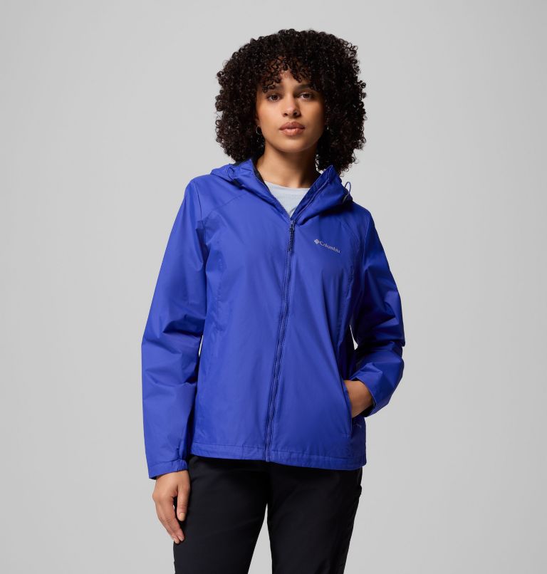 Women's Scattered Showers Jacket, Color: Clematis Blue, image 1