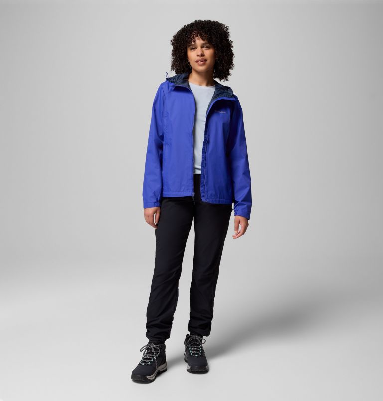 Women's Scattered Showers Jacket, Color: Clematis Blue, image 8