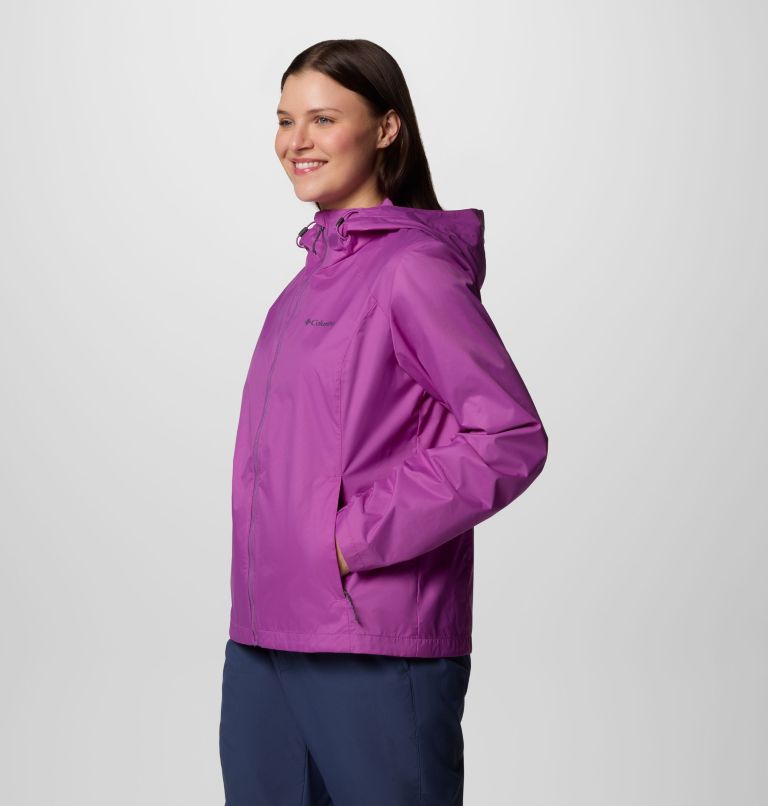 Women's Scattered Showers Jacket, Color: Razzle, image 3
