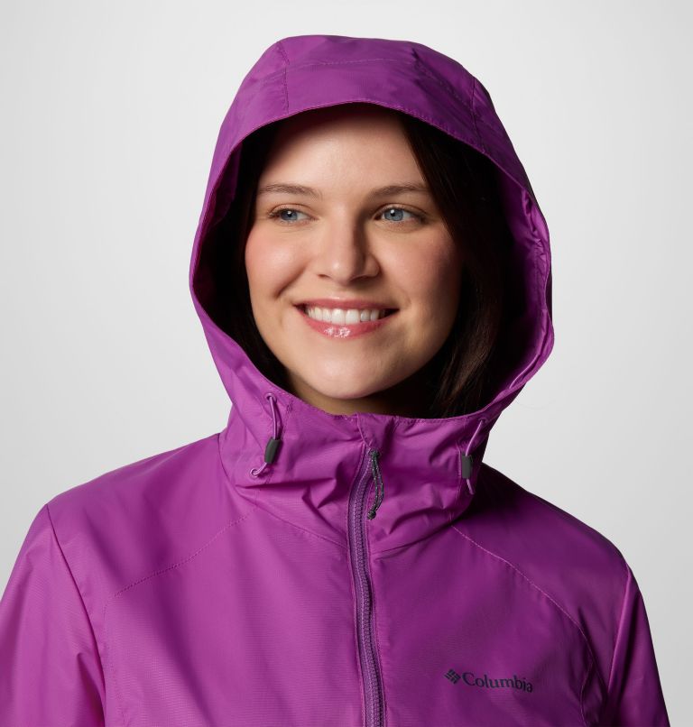 Women's Scattered Showers Jacket, Color: Razzle, image 4