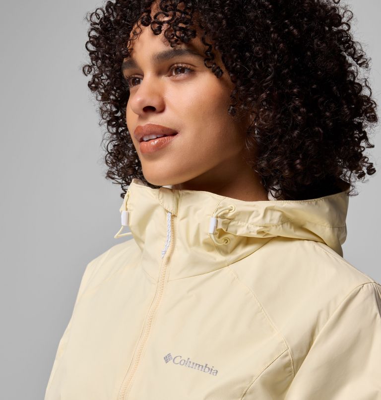 Women's Scattered Showers Jacket, Color: Lemon Wash, image 4