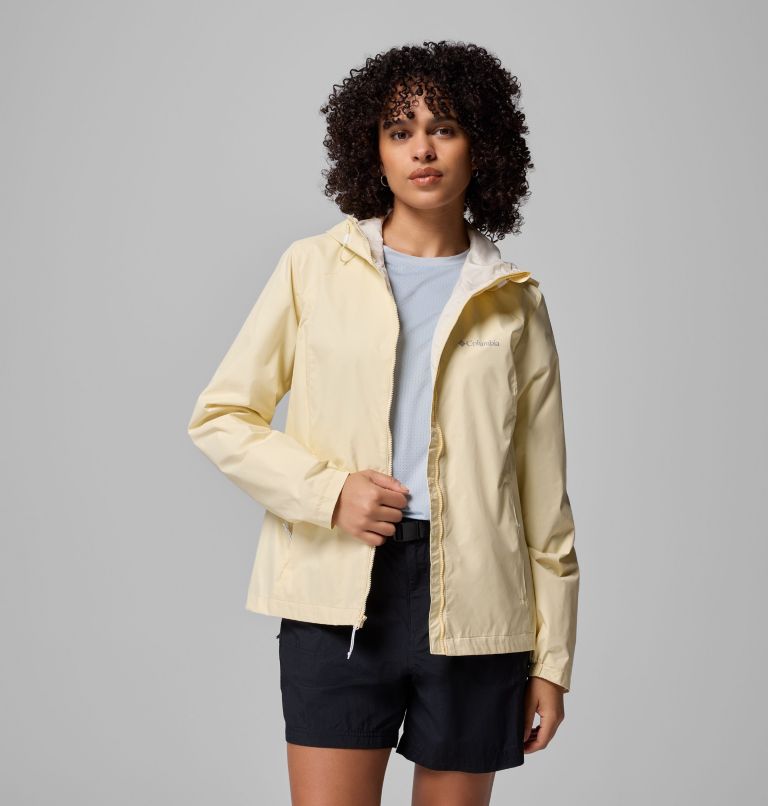 Women's Scattered Showers Jacket, Color: Lemon Wash, image 5