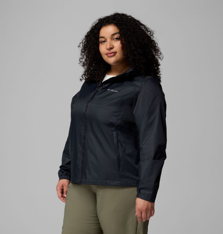 Women's Scattered Showers Jacket, Color: Black, image 3