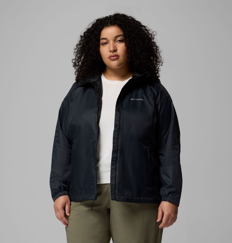 Women's Scattered Showers Jacket, Color: Black, image 5